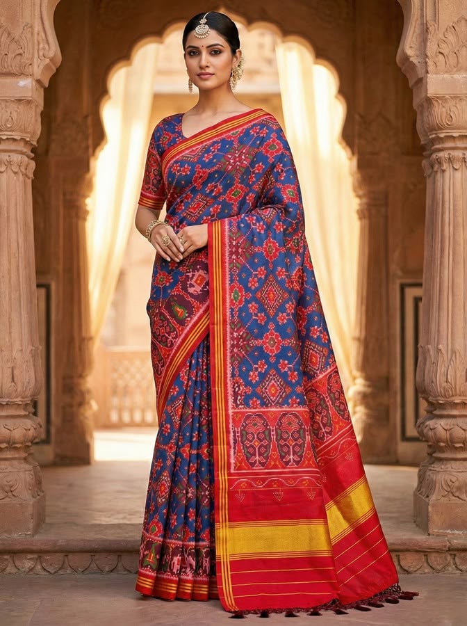 1.	Traditional Patan Double Ikat Patola Saree